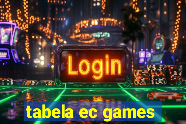 tabela ec games